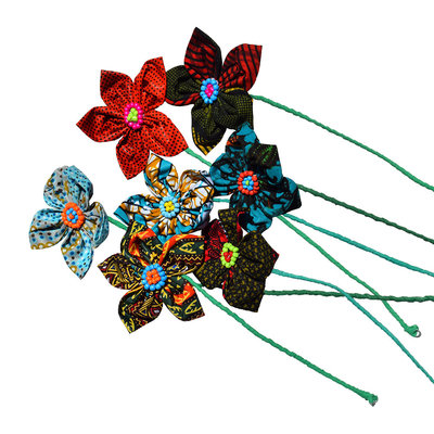 Creation Hive Kitenge Flower on Stem