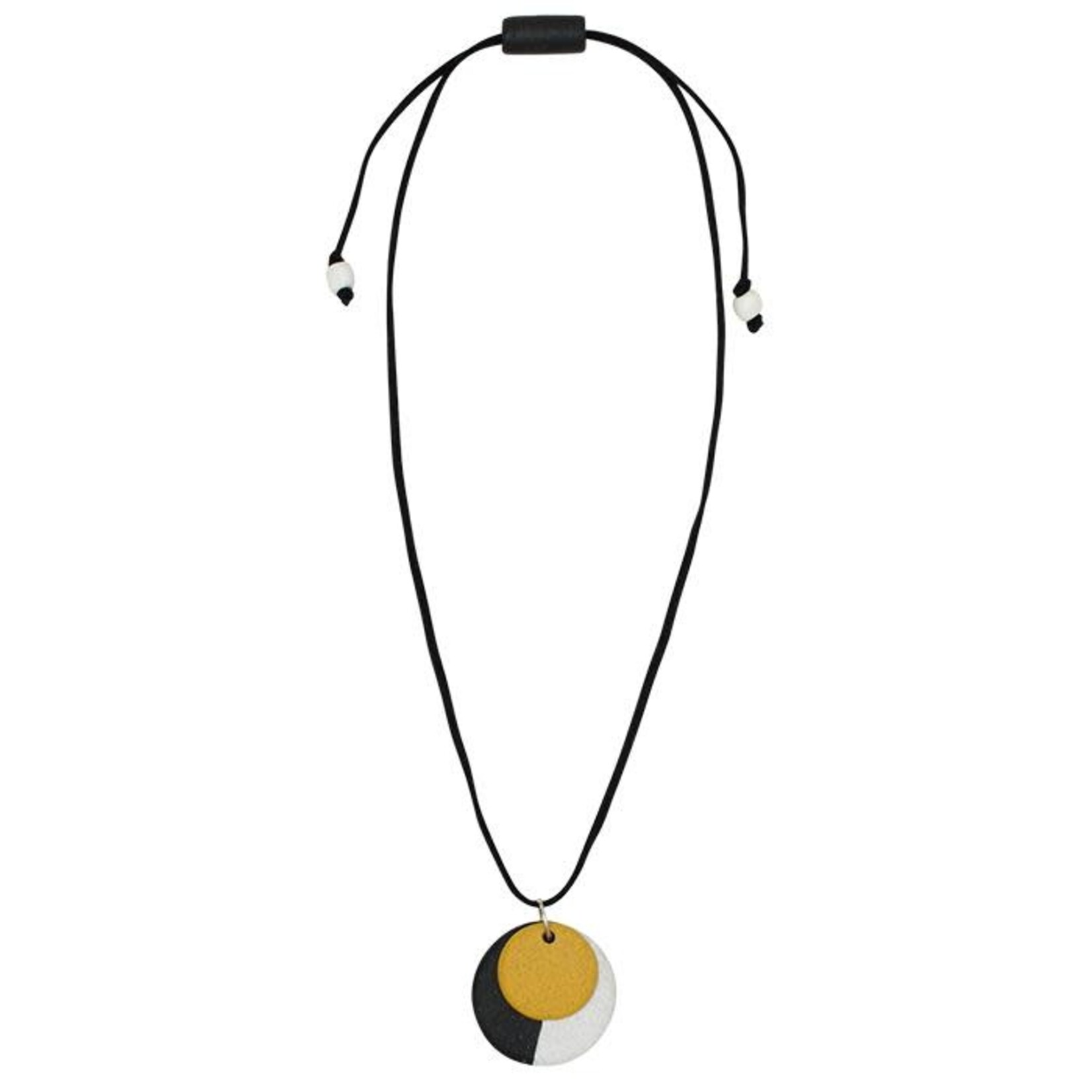 Global Mamas Full Circle: Necklace-Mustard