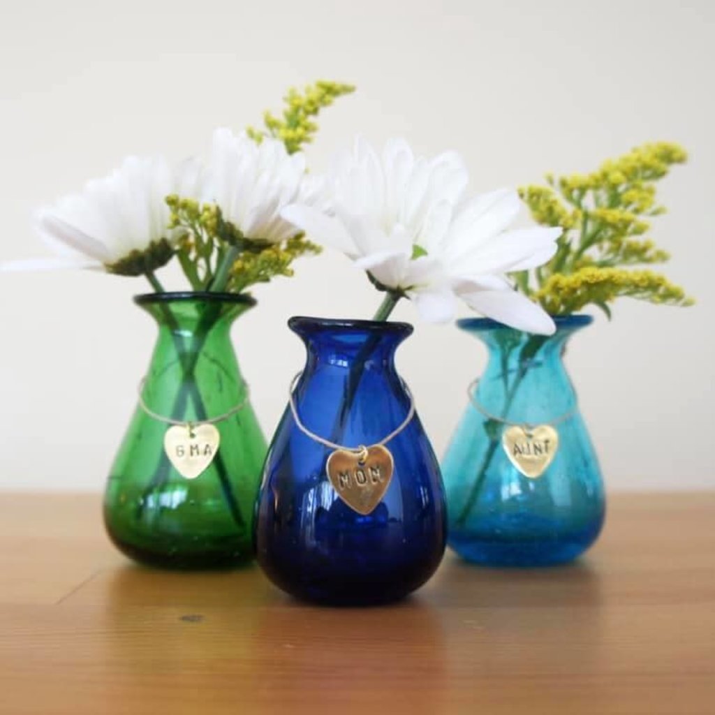 Venture Imports Glass Bud Vase