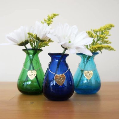 Venture Imports Glass Bud Vase