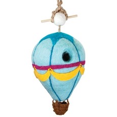 DZI Handmade Hot Air Balloon Wool Felt Birdhouse