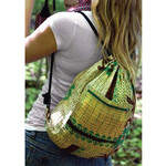 Minga Imports Kantha Drawstring Bag