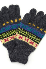 Minga Imports Fleur Alpaca Blend Gloves Assorted