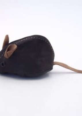 Minga Imports Leather Mouse Coin Purse