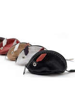 Minga Imports Leather Mouse Coin Purse