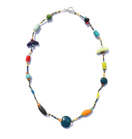 Creation Hive Mixed Bead 1-Strand Necklace