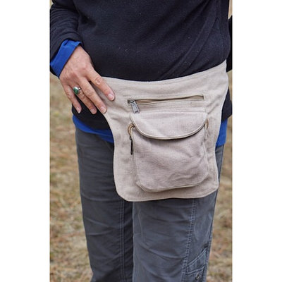 Ganesh Himal Solid Cotton Fanny Pack