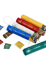 DZI Handmade Nag Champa Tibetan Incense with Prayer Flags