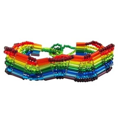 Unique Batik Rainbow Wave Bracelet