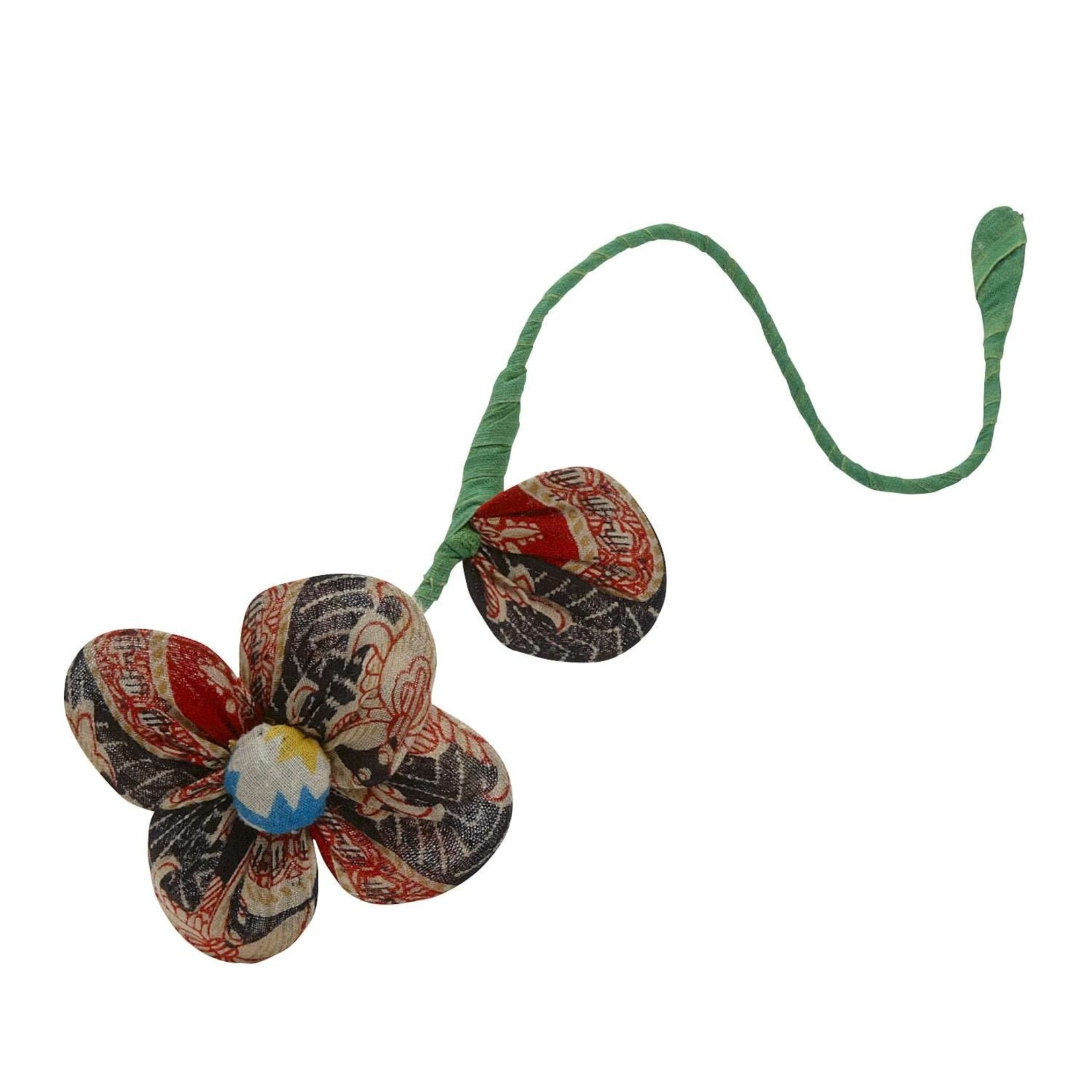 Minga Imports Recycled Sari Flower
