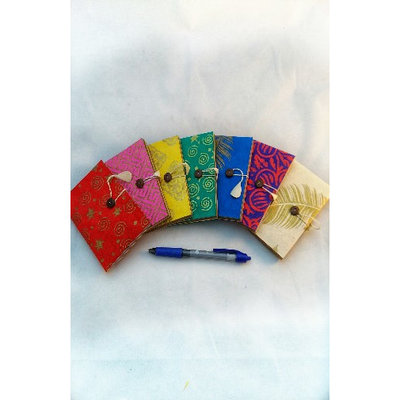 Ganesh Himal Small Lokta Paper Journal with Colorful Pages
