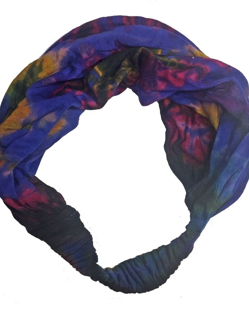 Unique Batik Tie Dye Wide Headband