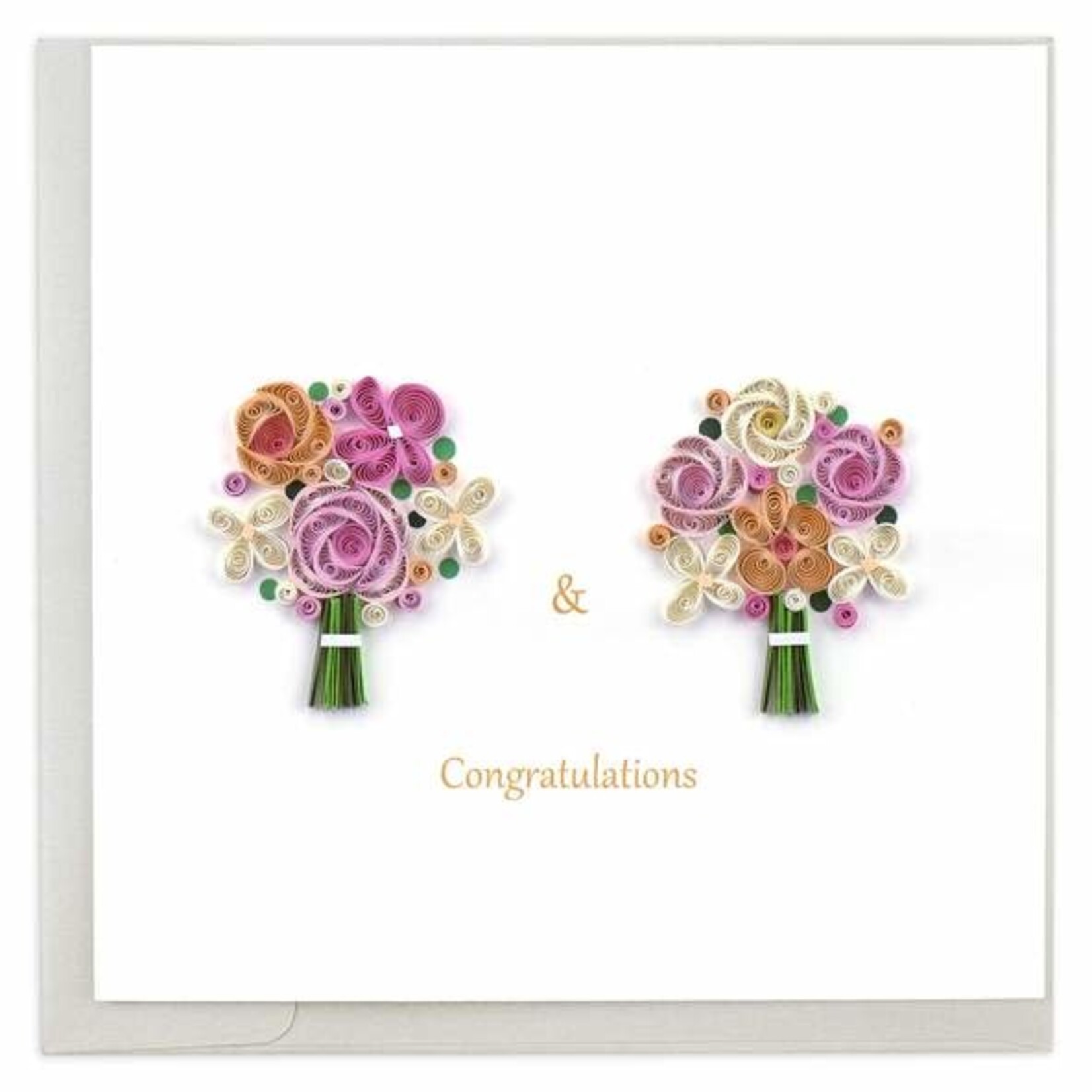 Quilling Card Two Brides Quilling Card