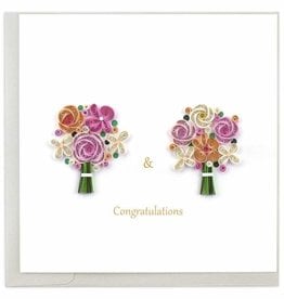 Quilling Card Two Brides Quilled Card