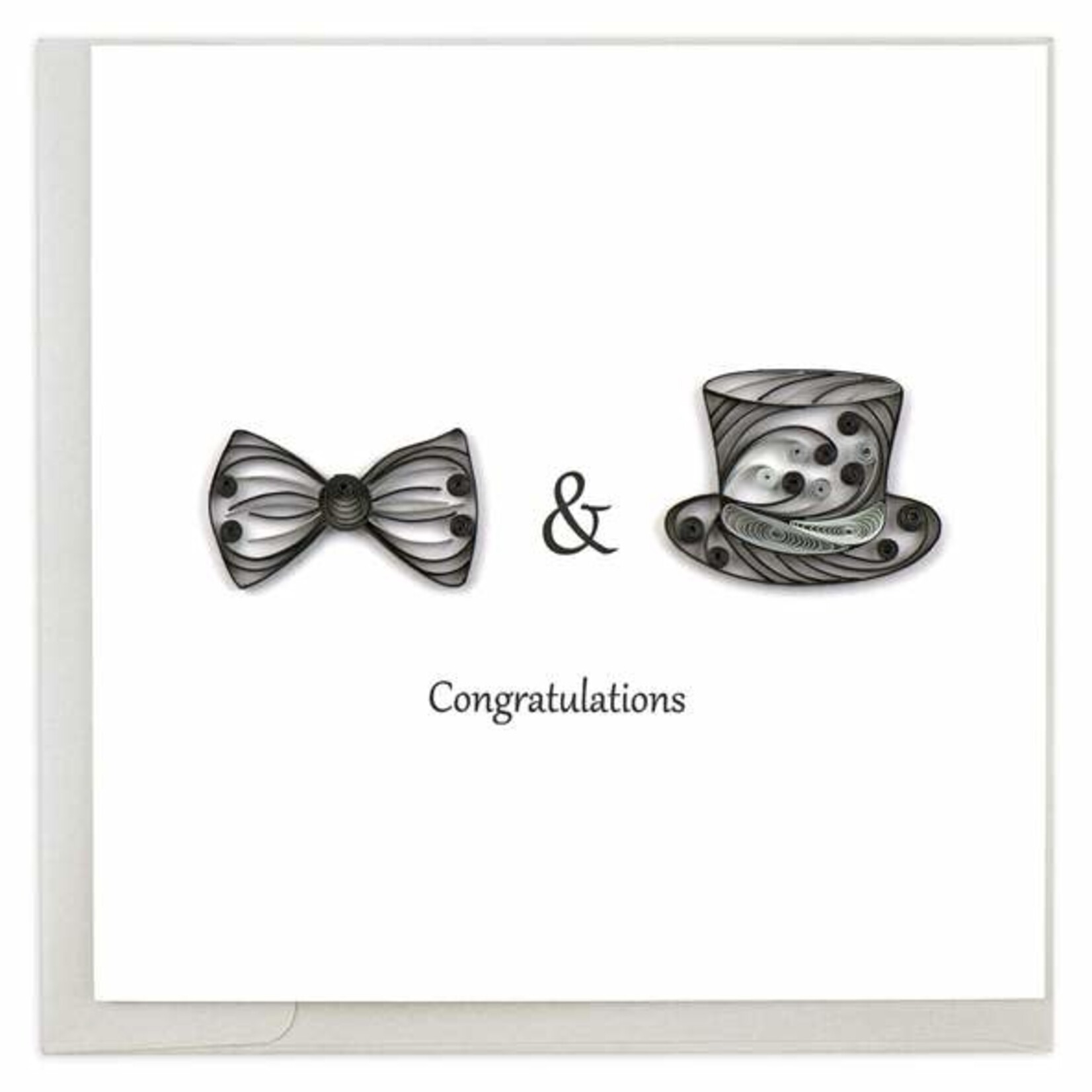 Quilling Card Two Grooms Quilled Card