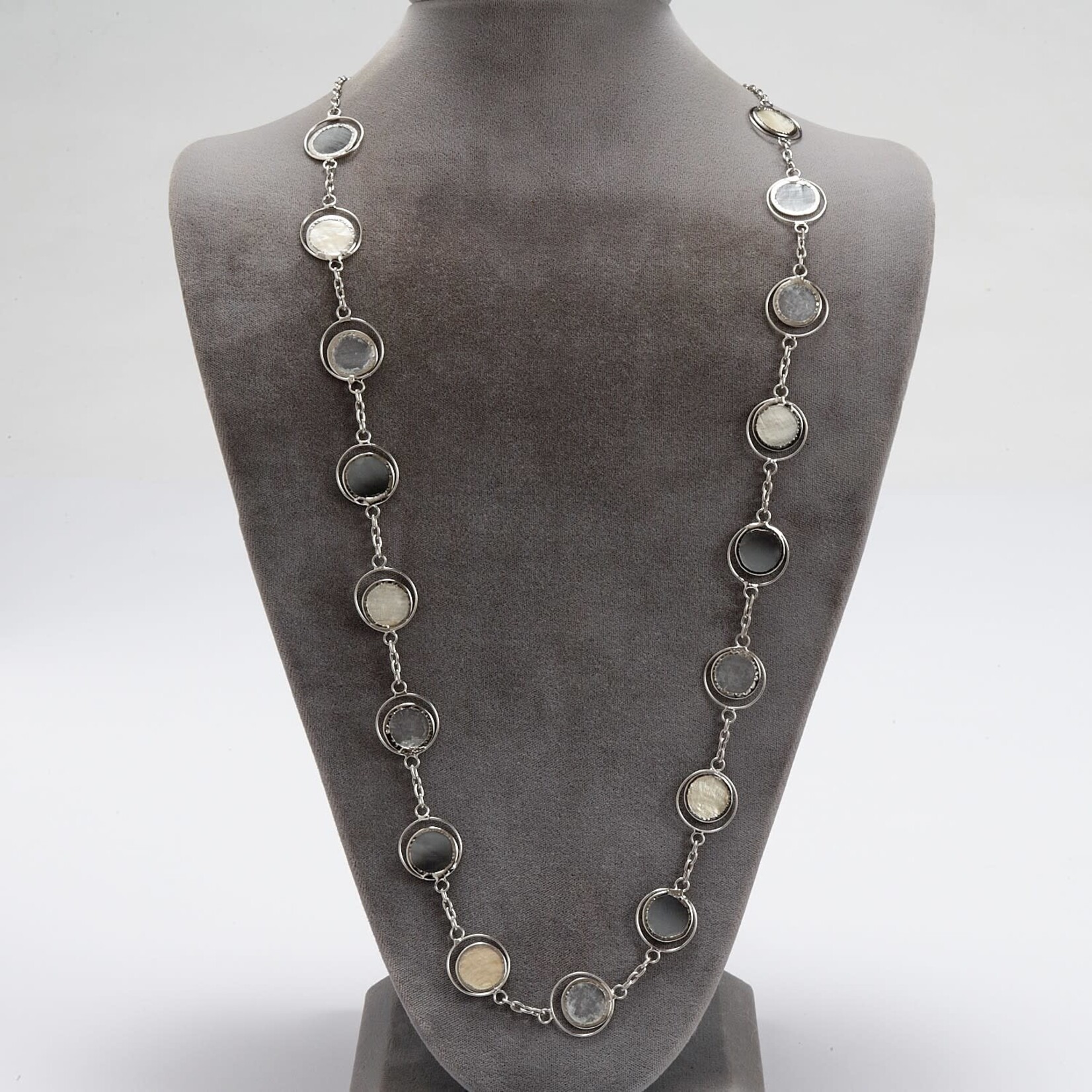 Ten Thousand Villages Whispered Secrets Capiz Necklace