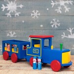 Mr Ellie Pooh Wooden Toy Train with Passengers
