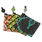 Creation Hive Zippered Kitenge Coin Purse