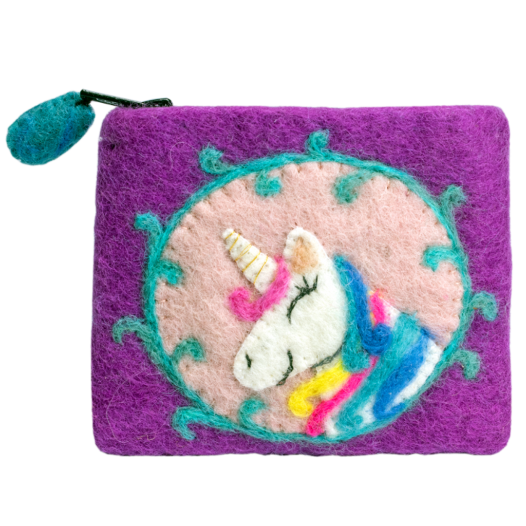 felt coin purse