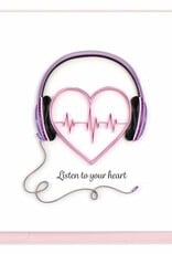 Quilling Card Listen To Your Heart Quilled Card