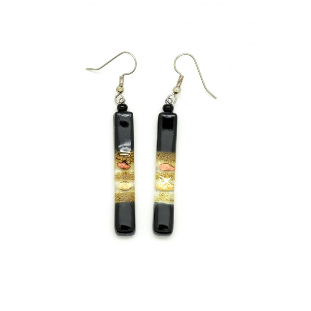 Dunitz & Co Long Stick Assorted Glass Earrings