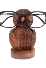 Matr Boomie Owl Rosewood Eyeglass Holder