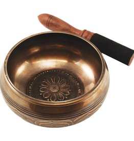 DZI Handmade Sacred Lotus Singing Bowl