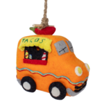 DZI Handmade Taco Truck Wool Felt Birdhouse