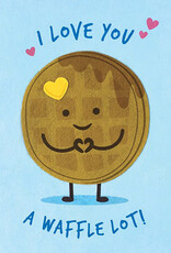 Good Paper Waffle Love Card