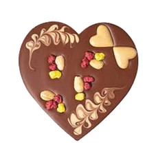 Zotter Chocolate Lovey Dovey Milk Chocolate Heart