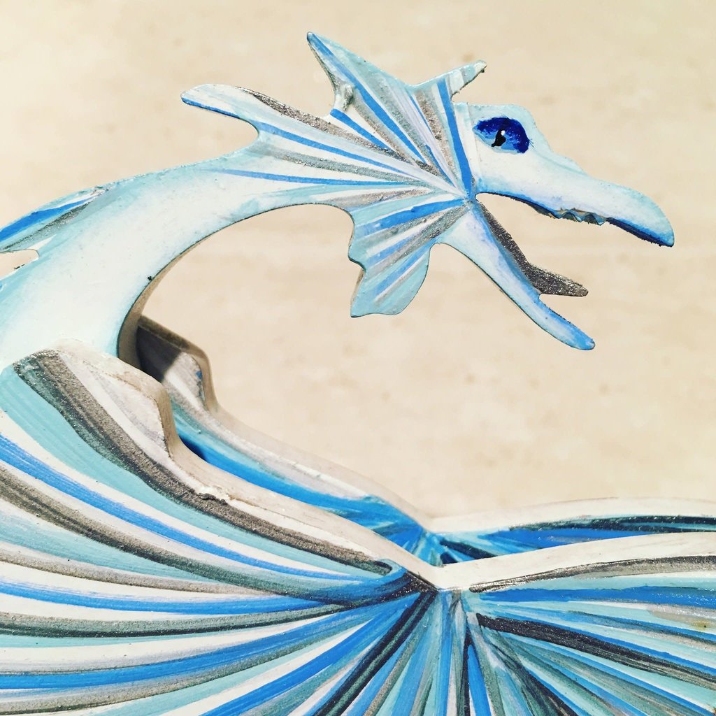 Tulia's Artisan Gallery Flying Mobile: Ice Dragon