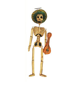 Inter-American Trading Hanging Skeleton Ornament - Extra Small