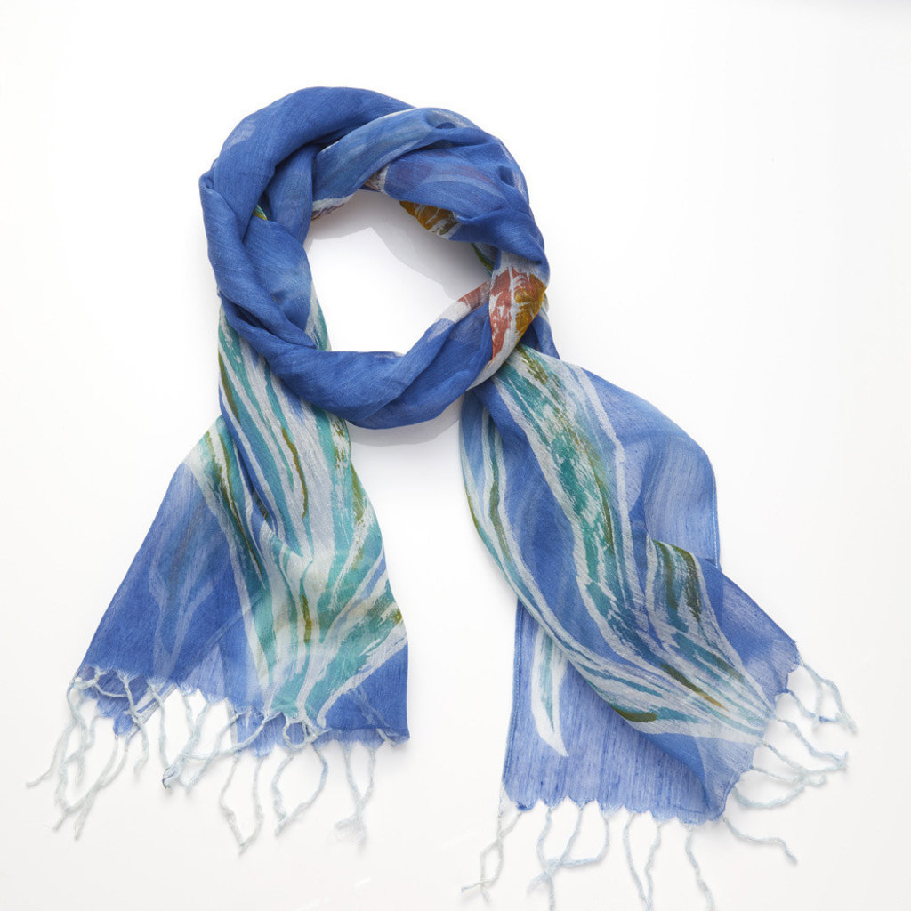 cotton silk scarf