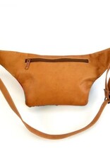 Minga Imports Leather Fanny Pack