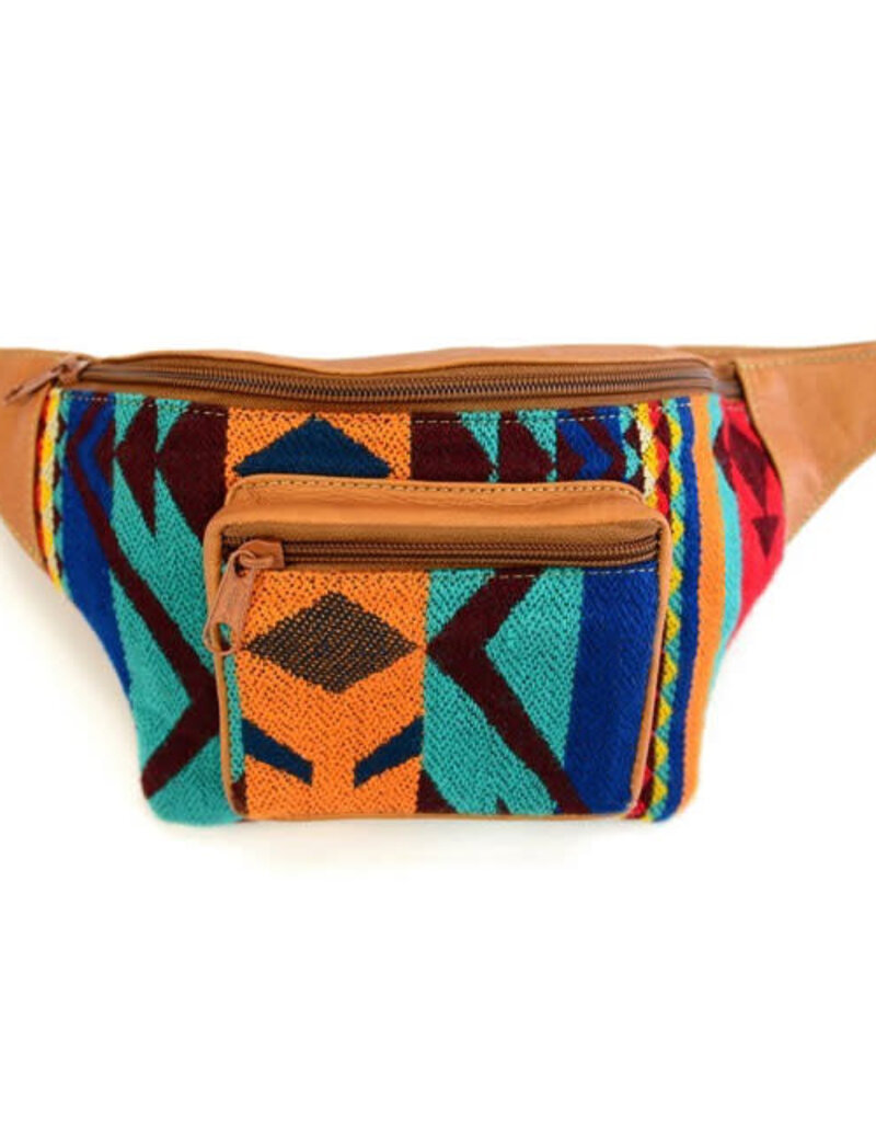 Minga Imports Leather Fanny Pack