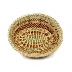 Mayan Hands Lidia Pine Needle & Wild Grass Basket