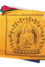 DZI Handmade Medicine Buddha Prayer Flag 5ft
