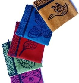 Ganesh Himal Blockprint Cotton Square Coin Purse