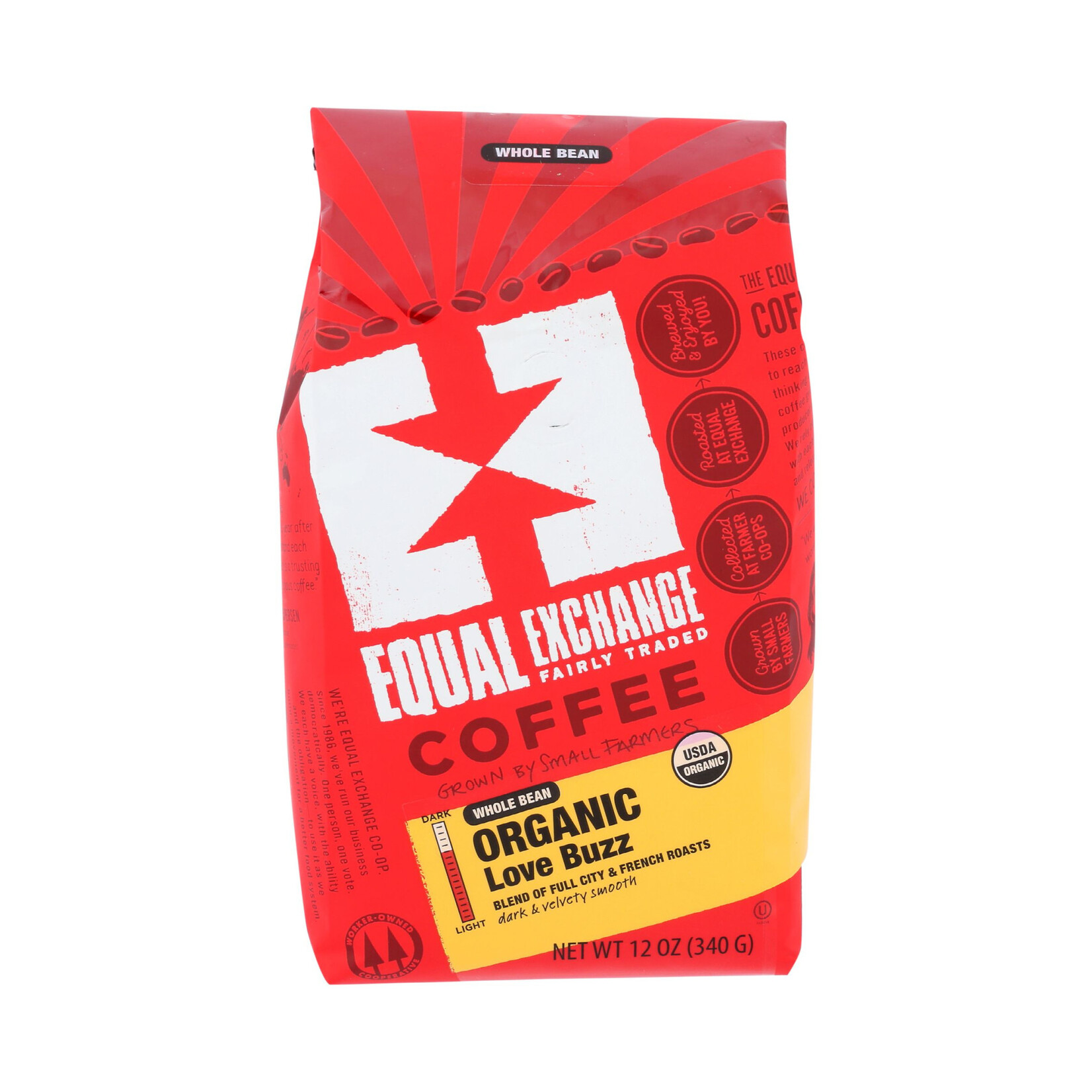 Equal Exchange Love Buzz Whole Bean Coffee