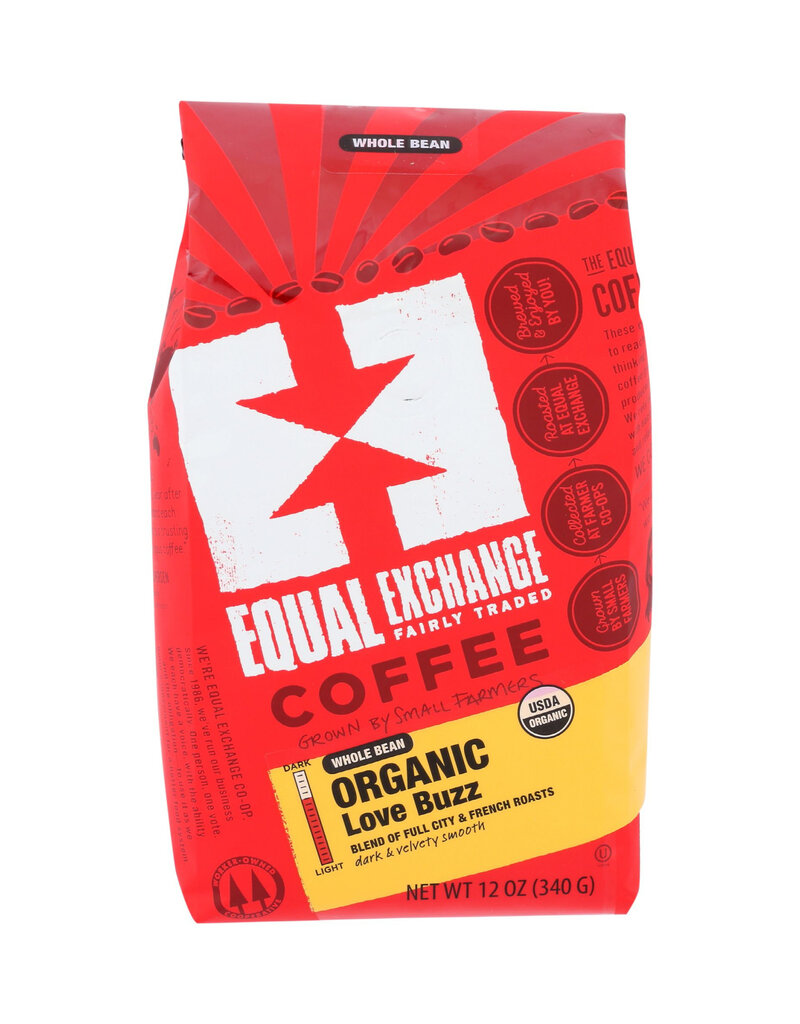 Equal Exchange Love Buzz Whole Bean Coffee