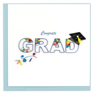 Quilling Card Congrats Grad Quilled Card