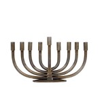 Ten Thousand Villages Wrought Iron Minimalist Menorah