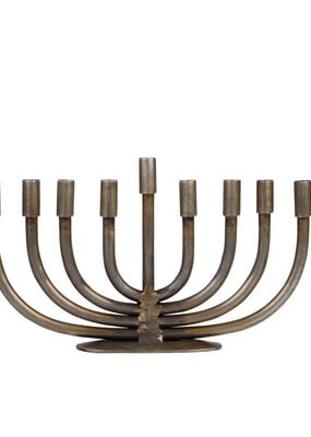 Ten Thousand Villages Wrought Iron Minimalist Menorah