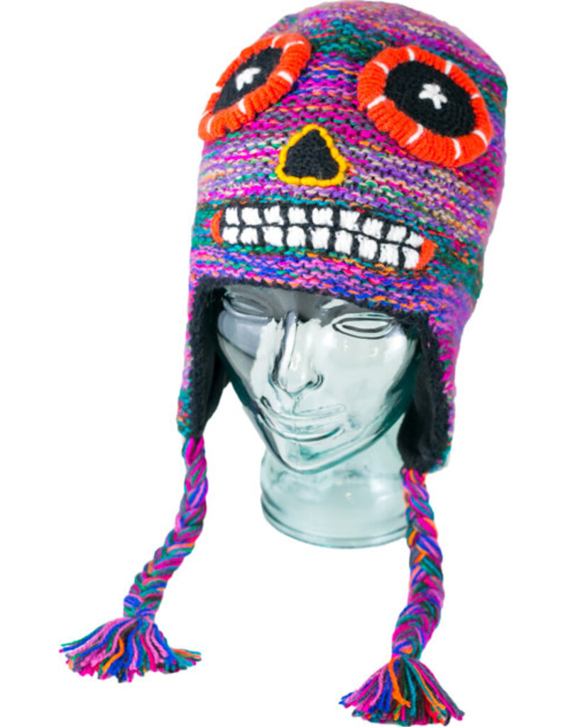 Andes Gifts Adult Adventure Hat: Sugar Skull