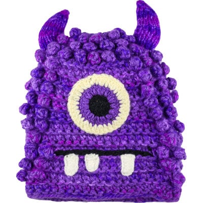 Andes Gifts Kids Monster Hat: Bally Purple