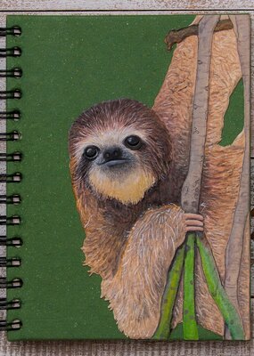 Mr Ellie Pooh Large Three-toed Sloth Journal