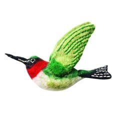 DZI Handmade Wild Woolie Hummingbird Ornament