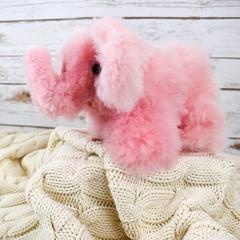 alpaca wool elephant toy