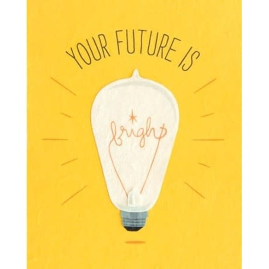 Good Paper Future is Bright Congrats Graduation Card