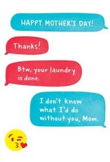 Good Paper Mother's Day Text Card